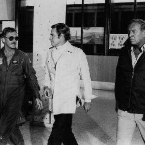 Still of Charlton Heston, George Kennedy and Guy Stockwell in Airport 1975 (1974)