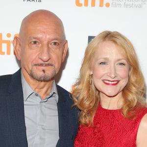 Ben Kingsley and Patricia Clarkson at event of Learning to Drive (2014)