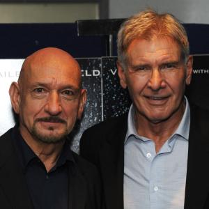 Harrison Ford and Ben Kingsley at event of Enderio zaidimas (2013)