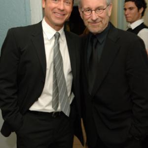 Steven Spielberg and Greg Kinnear