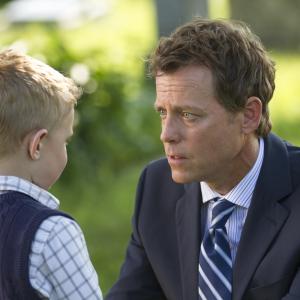 Still of Greg Kinnear and Connor Corum in Heaven Is for Real 2014
