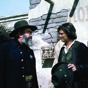 Still of Jack Elam and Kris Kristofferson in Pat Garrett & Billy the Kid (1973)