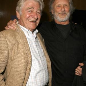 Seymour Cassel and Kris Kristofferson at event of The Wendell Baker Story 2005