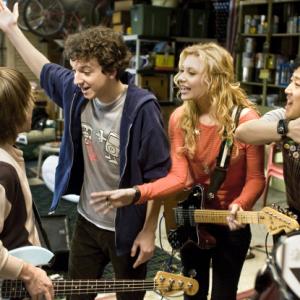 Still of Lisa Kudrow Gaelan Connell Aly Michalka and Tim Jo in Bandslam 2009