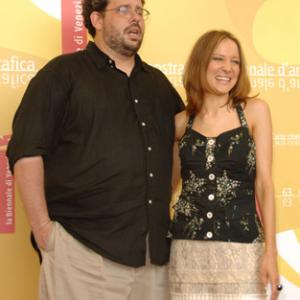Neil LaBute and Kate Beahan at event of The Wicker Man 2006