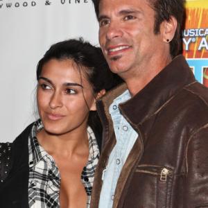 Actor Lorenzo Lamas and Shawna Craig L arrive at the opening night of HAIR at the Pantages Theatre