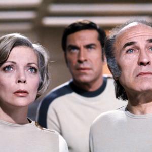 Still of Barbara Bain, Martin Landau and Barry Morse in Space: 1999 (1975)