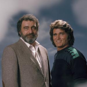 Still of Michael Landon and Victor French in Highway to Heaven 1984