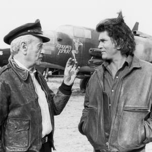 Still of Michael Landon and Eli Wallach in Highway to Heaven 1984