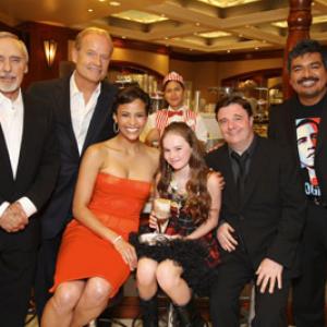Dennis Hopper Kelsey Grammer Nathan Lane George Lopez Madeline Carroll and Paula Patton at event of Swing Vote 2008