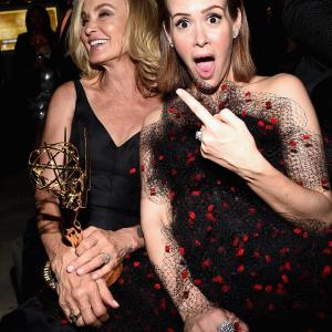 Jessica Lange and Sarah Paulson at event of The 66th Primetime Emmy Awards (2014)