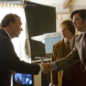Still of Frank Langella, Oliver Platt and Sam Rockwell in Frost/Nixon (2008)