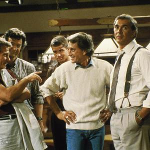 Still of Harvey Keitel, Frank Langella, Roy Scheider, Treat Williams, David Dukes and Craig Wasson in The Men's Club (1986)