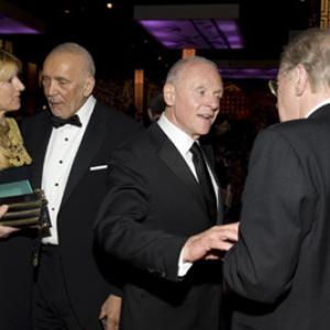 Oscar Nominee Frank Langella and Sir Anthony Hopkins at the Governors Ball after the 81st Annual Academy Awards at the Kodak Theatre in Hollywood CA Sunday February 22 2009 airing live on the ABC Television Network