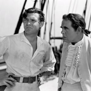 Still of Clark Gable and Charles Laughton in Mutiny on the Bounty 1935