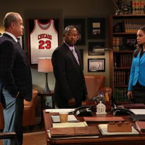Still of Kelsey Grammer, Martin Lawrence and Lyndie Greenwood in Partners (2014)