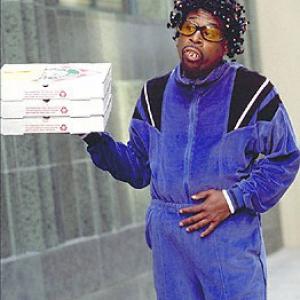 Miles prepares for a pizza delivery