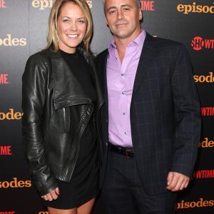 Matt LeBlanc and Andrea Anders at event of Episodes (2011)
