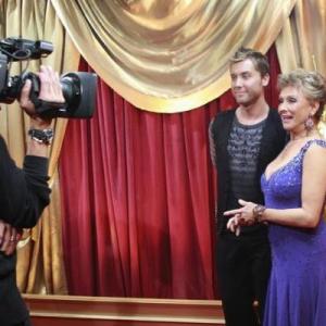 Still of Cloris Leachman and Lance Bass in Dancing with the Stars (2005)