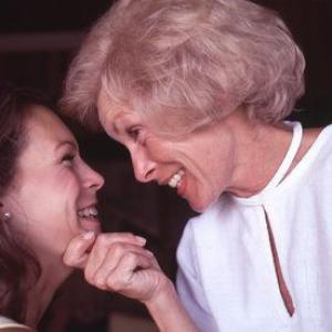 Jamie Lee Curtis at home with mother Janet Leigh