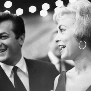 Tony Curtis and Janet Leigh at an event surrounding the Democratic National Convention