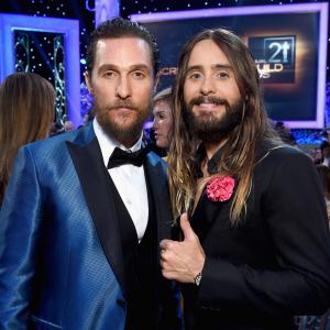Matthew McConaughey and Jared Leto at event of The 21st Annual Screen Actors Guild Awards 2015