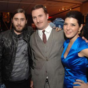 Marisa Tomei, Jared Leto and Darren Aronofsky at event of The Wrestler (2008)