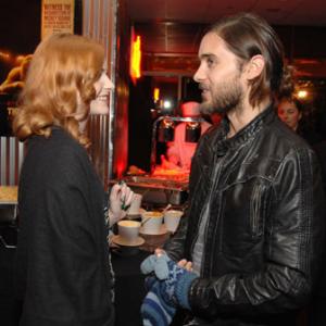 Jared Leto and Evan Rachel Wood at event of The Wrestler 2008