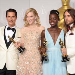 Matthew McConaughey, Cate Blanchett, Jared Leto and Lupita Nyong'o