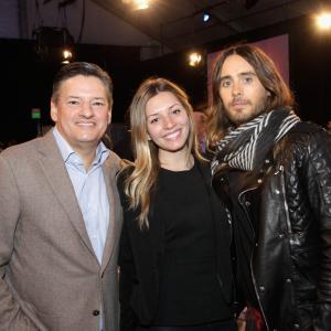 Jared Leto Randall Michelson and Ted Sarandos