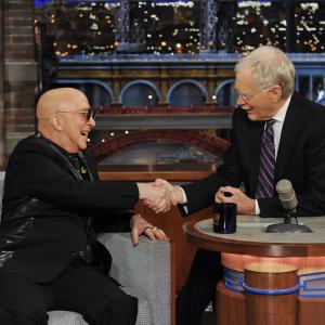 David Letterman and Paul Shaffer at event of Late Show with David Letterman (1993)
