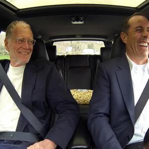 Still of Jerry Seinfeld and David Letterman in Comedians in Cars Getting Coffee 2012