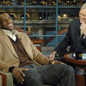 Still of David Letterman and LeBron James in Late Show with David Letterman 1993