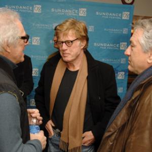 Robert De Niro, Robert Redford, Barry Levinson and Stanley Tucci at event of What Just Happened (2008)