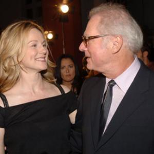 Barry Levinson and Laura Linney at event of Man of the Year 2006