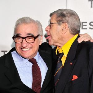 Martin Scorsese and Jerry Lewis at event of The King of Comedy 1982