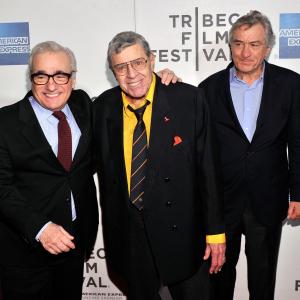 Robert De Niro Martin Scorsese and Jerry Lewis at event of The King of Comedy 1982