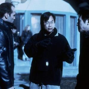 Jet Li Jason Statham and James Wong in Vienveidis 2001