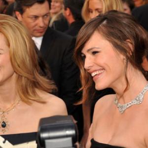 Laura Linney and Jennifer Garner at event of The 80th Annual Academy Awards 2008