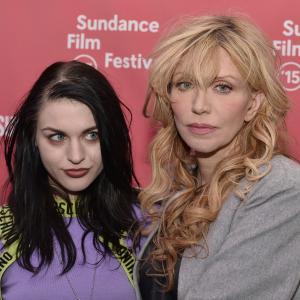 Courtney Love and Frances Bean Cobain at event of Cobain: Montage of Heck (2015)
