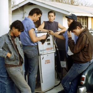 Still of Tom Cruise Matt Dillon Rob Lowe C Thomas Howell and Ralph Macchio in The Outsiders 1983