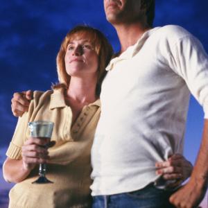 Still of Kevin Costner and Amy Madigan in Field of Dreams 1989
