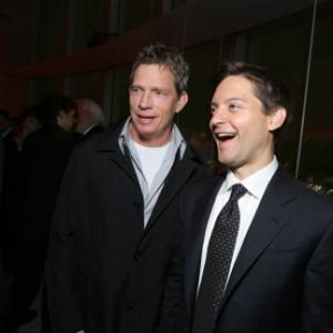 Tobey Maguire and Thomas Haden Church at event of Zmogus voras 3 (2007)