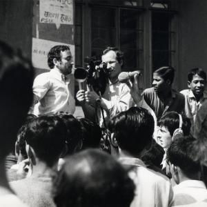 Still of Louis Malle in Calcutta 1969