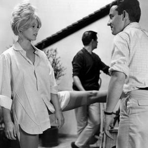 A Very Private Affair Brigitte Bardot with Director Louis Malle 1961 MGM IV
