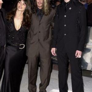 Johnny Depp Marilyn Manson and Penlope Cruz at event of Kokainas 2001