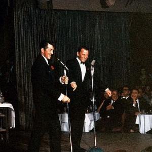 Frank Sinatra performs with Dean Martin c.1960 © 1978 Ted Allan