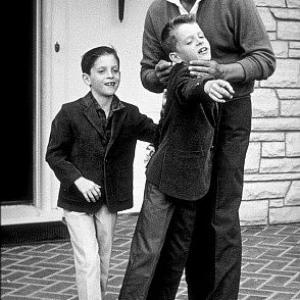Dean Martin & his sons Dino & Ricci, 1961.