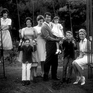 Dean Martin with wife Jeanne & children] Claudia, Gail, Deana, Gina, Dean Jr., and Ricci,
