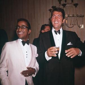 Sammy Davis Jr. and Dean Martin. c. 1960.